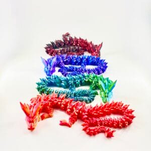 Articulated Crystal Dragon, 24 inches (Large)