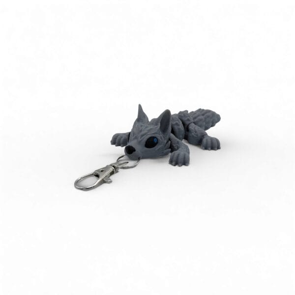 Mini Wolf, Articulated Keychain