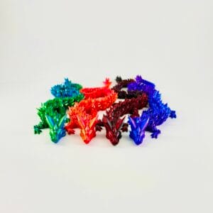 Articulated Crystal Dragon, 14 inches (Medium)