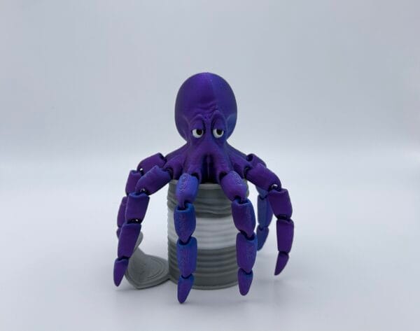 Gus the Octopus, Articulated Figurine 5.5 inches (Small) - Image 3